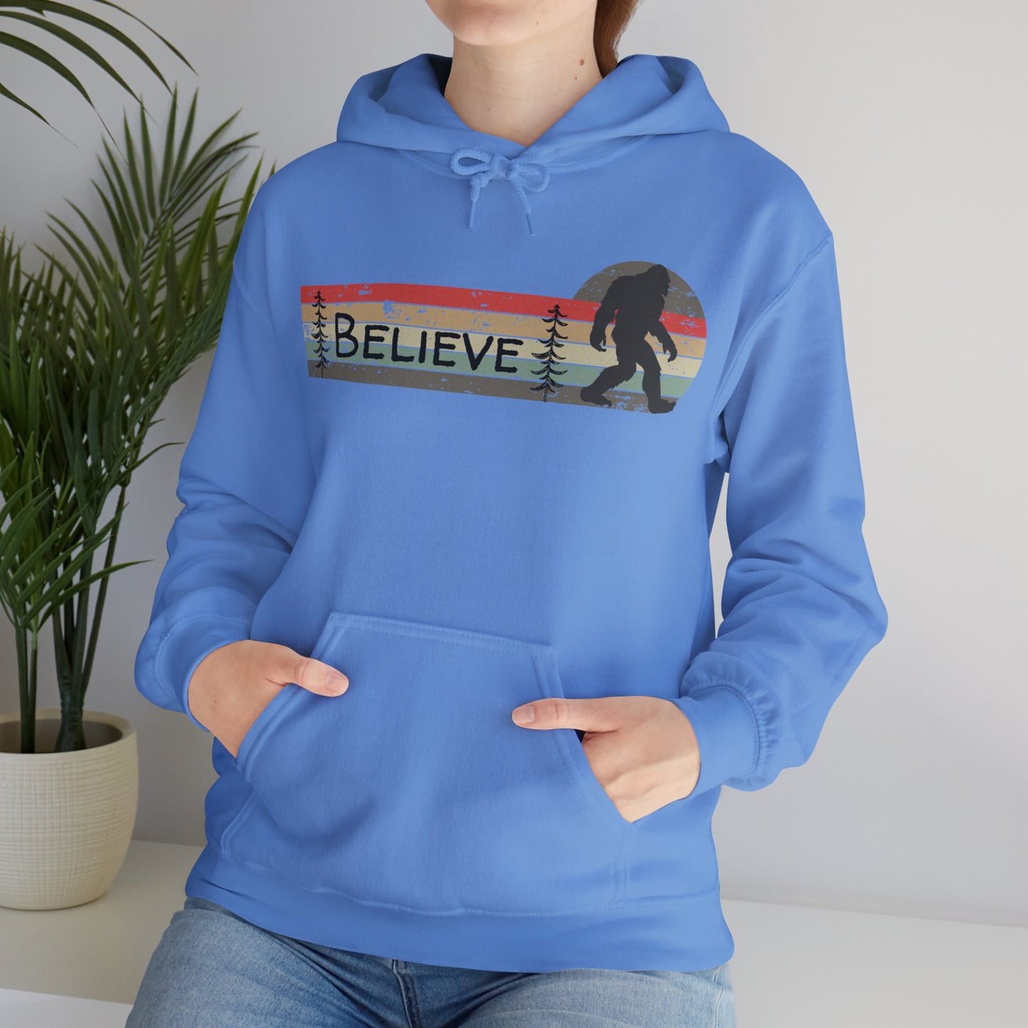 Bigfoot Believe Hooded Sweatshirt