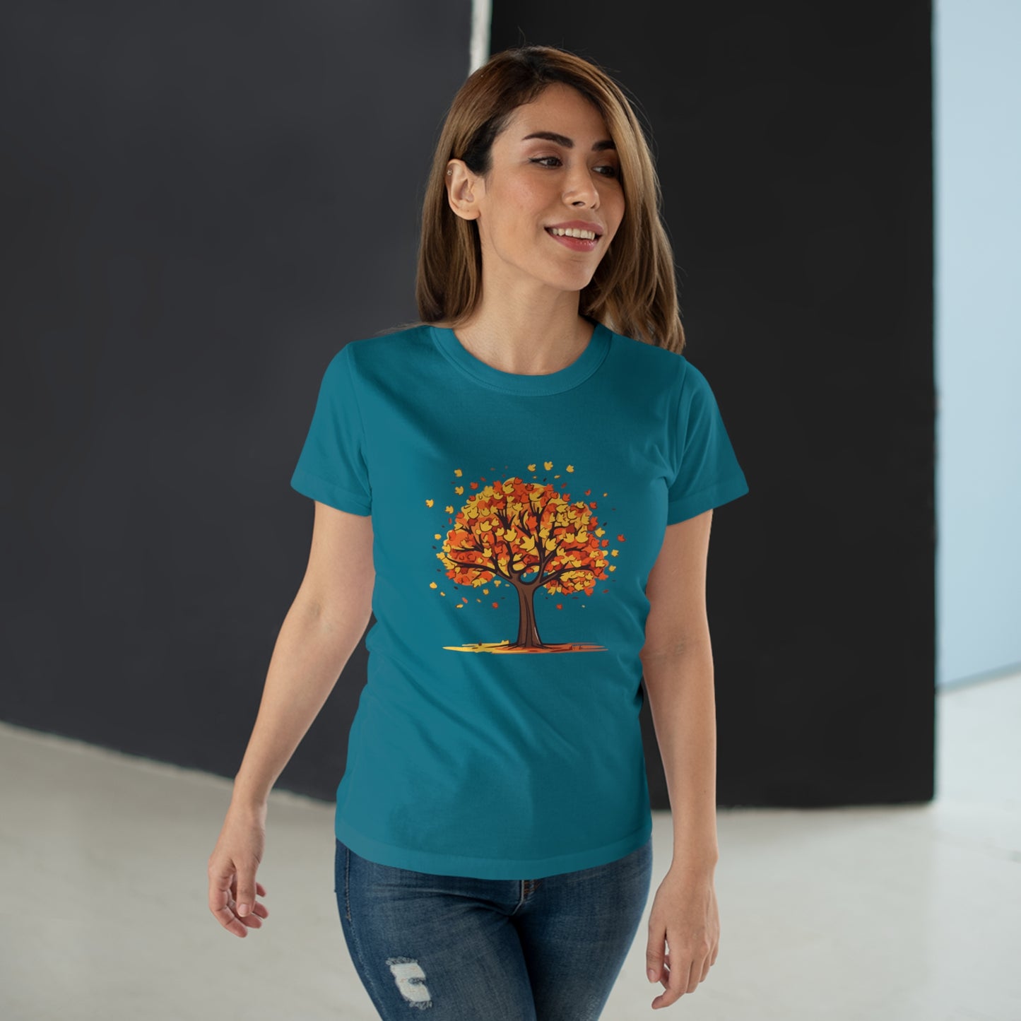 Leaves of the Fall - Women’s Maple Tee