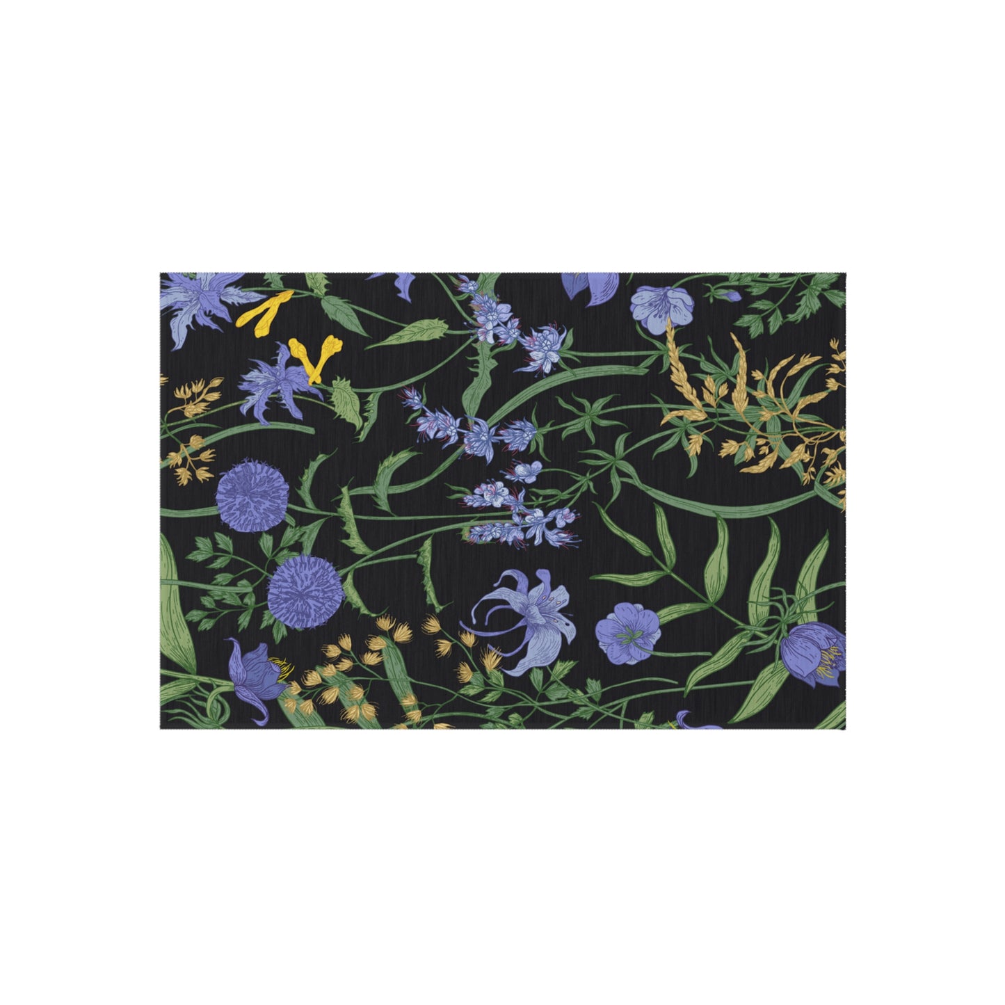 Blue Thistle Outdoor Rug