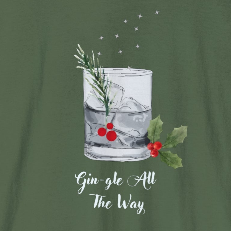 Gin-gle All The Way Long Sleeve T-Shirt