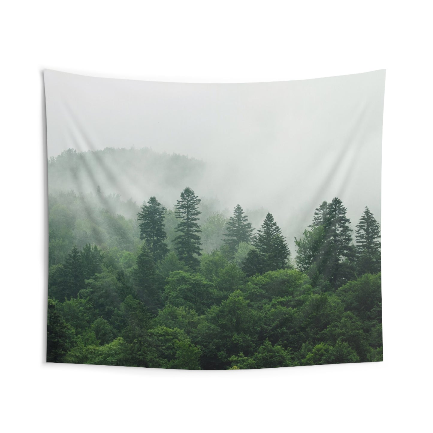 Foggy Mountain Indoor Wall Tapestries