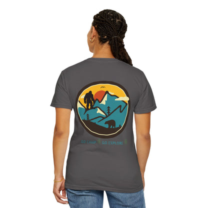 Bigfoot In the Mountains Unisex T-shirt
