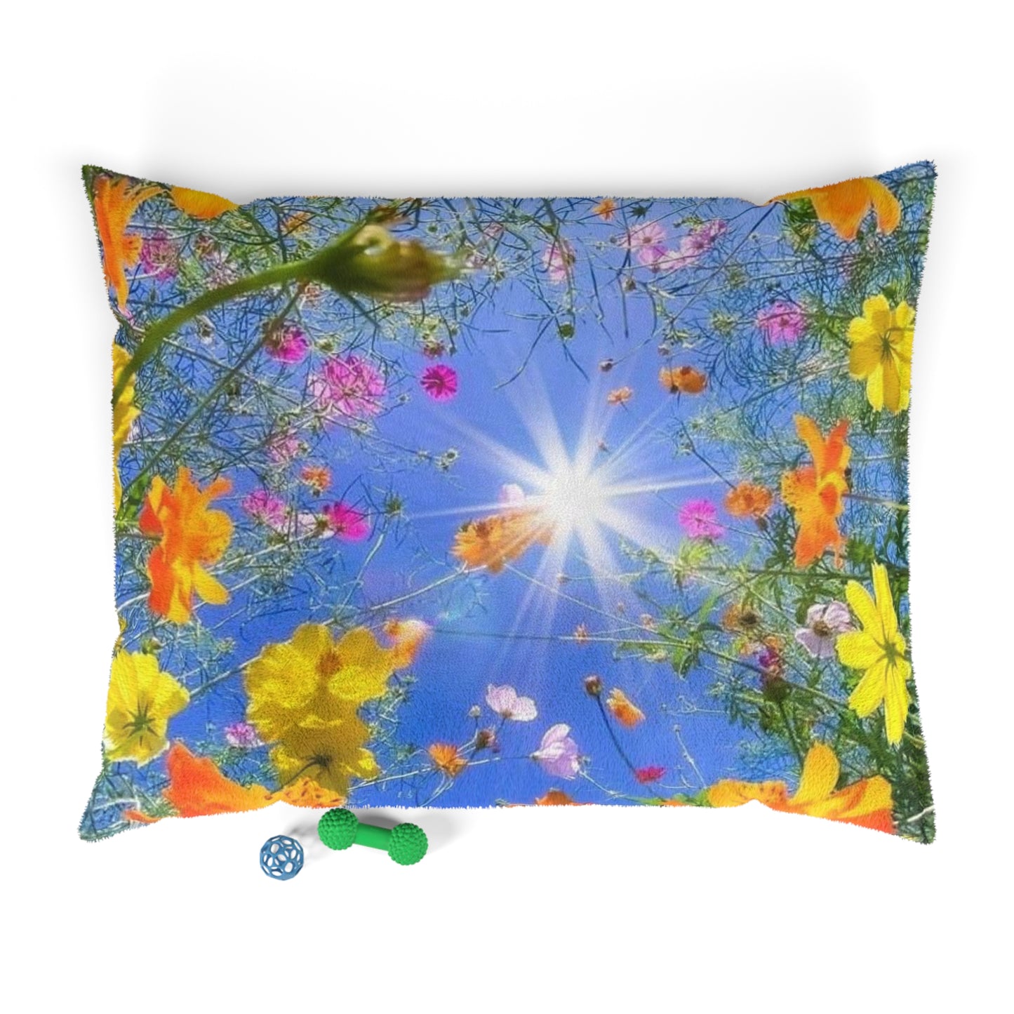 Sunshine Flowers Pet Bed