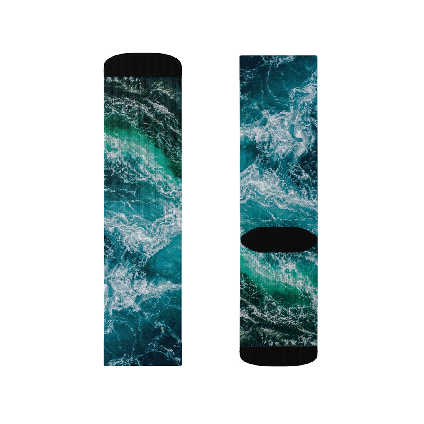 Mountain Water Sublimation Socks