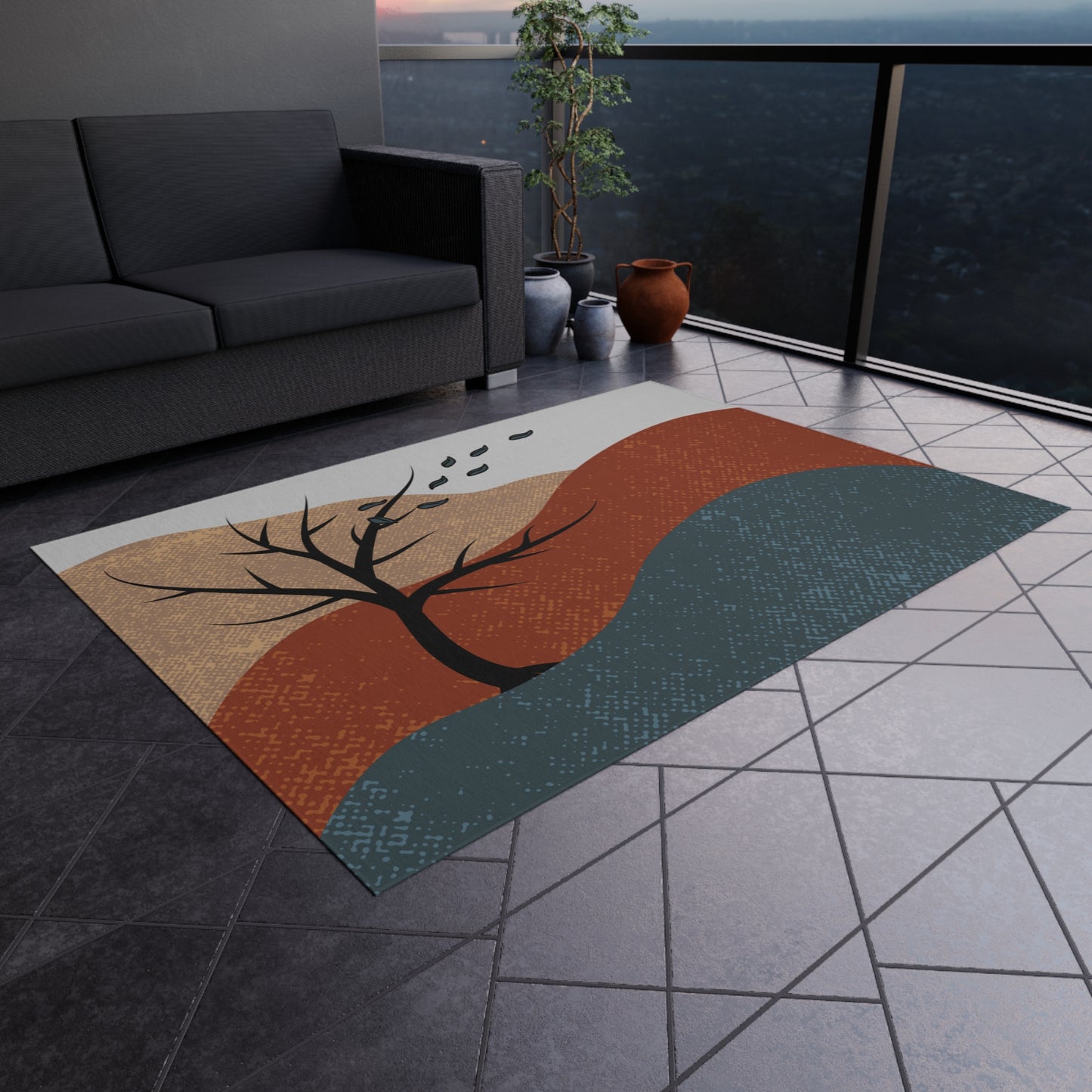 Whispering Tree Outdoor Rug