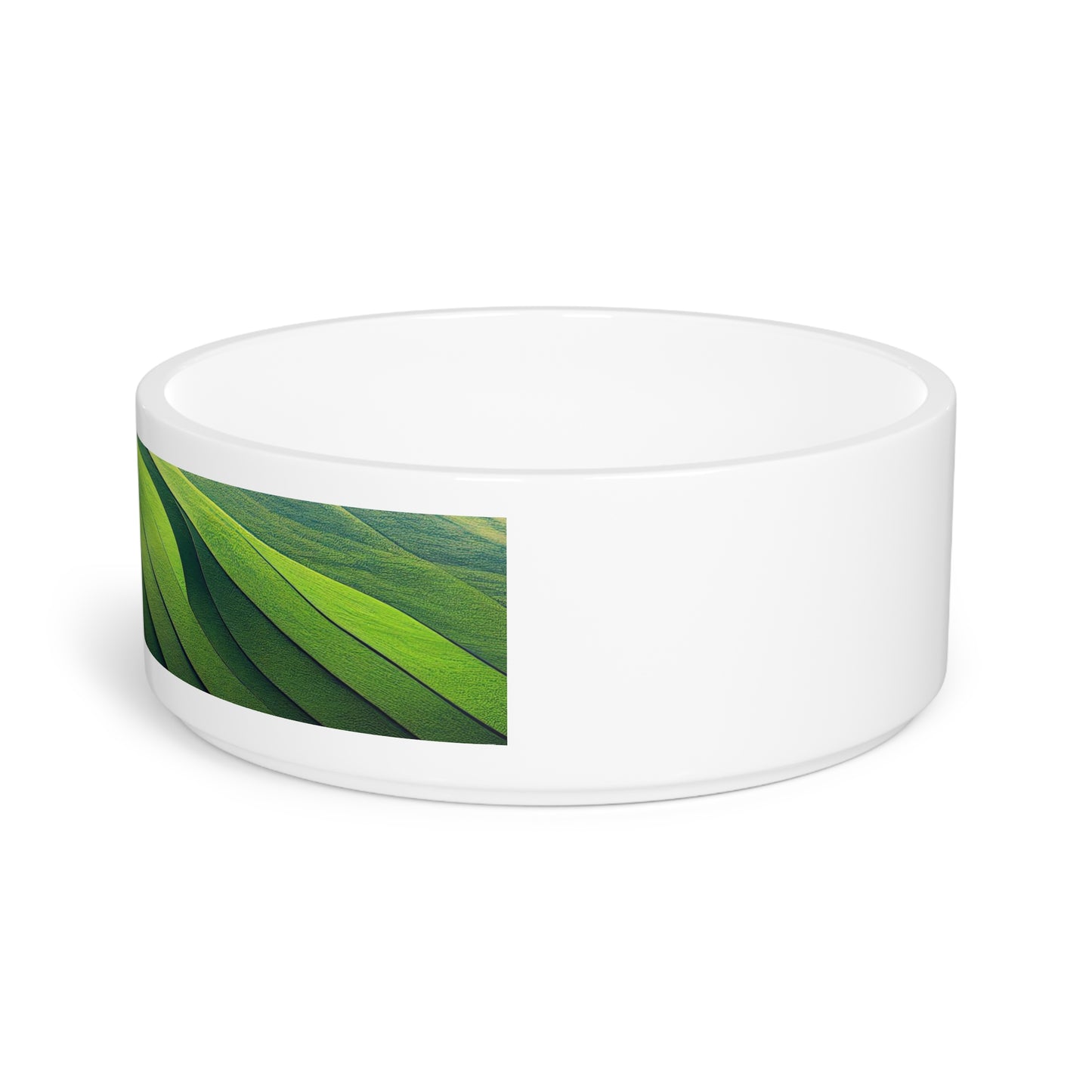 Green Waves Pet Bowl