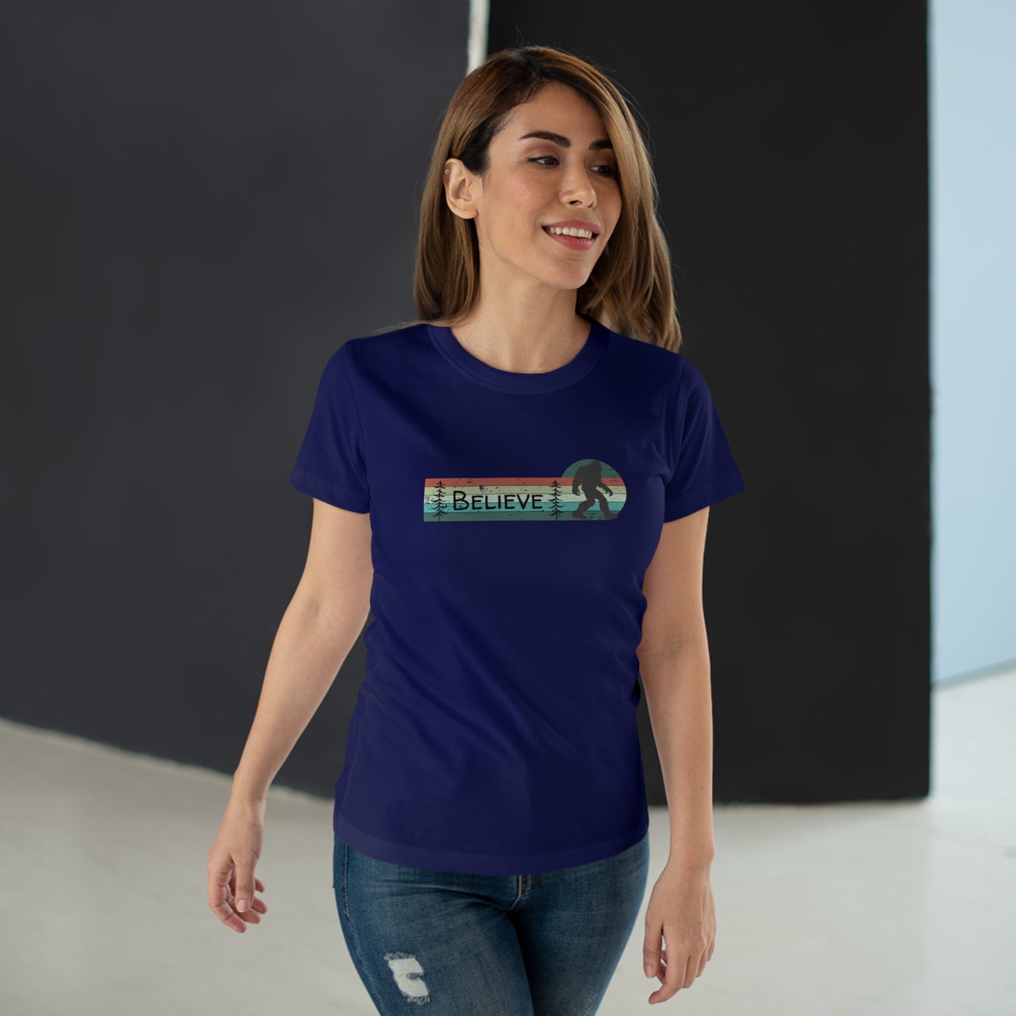 Bigfoot Believe Women's T-shirt