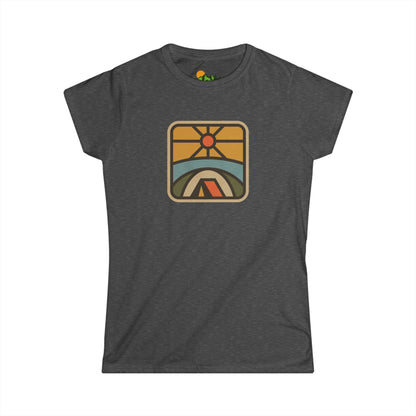 Retro Sunrise Camping Women's Tee