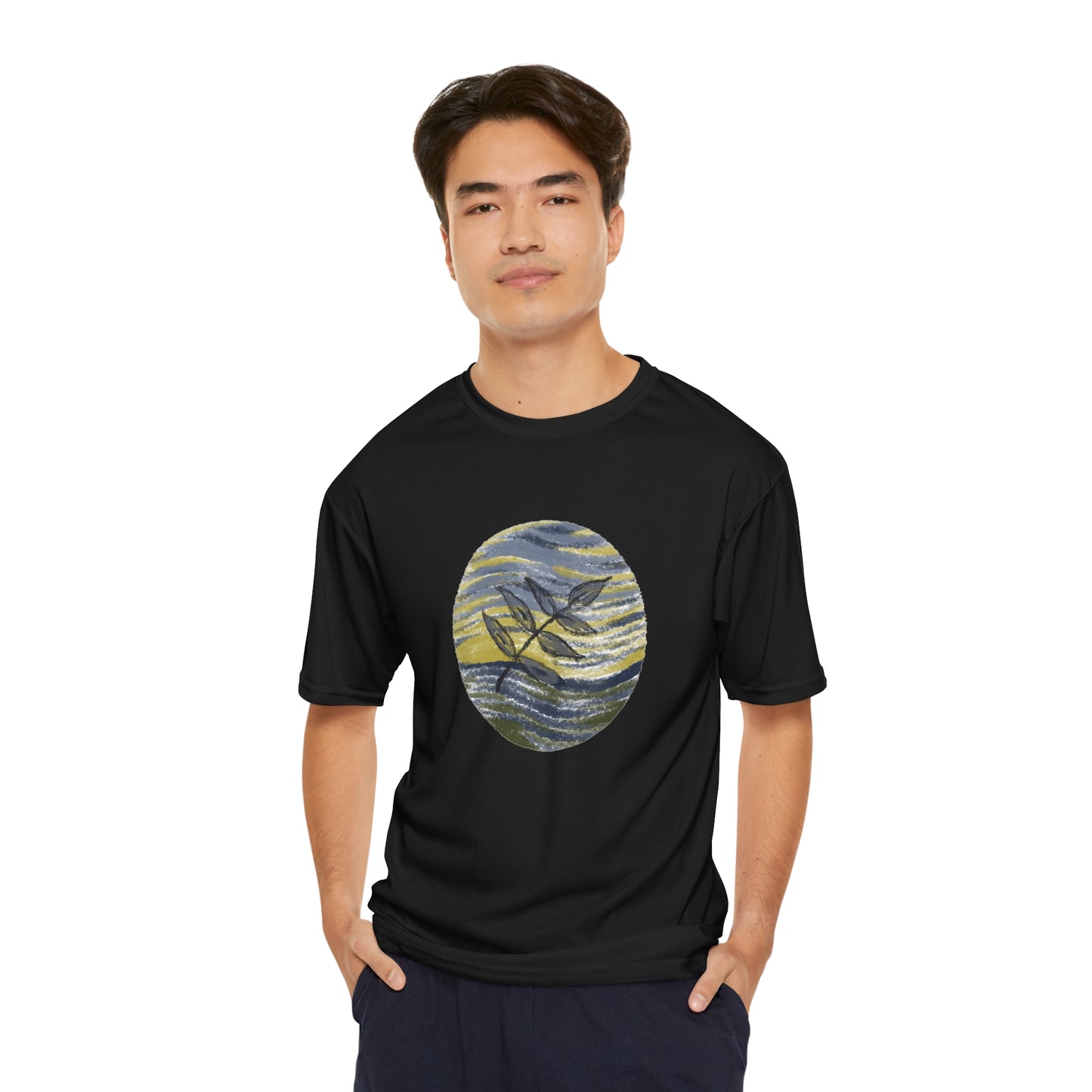 Fern Wave Men's Performance T-Shirt