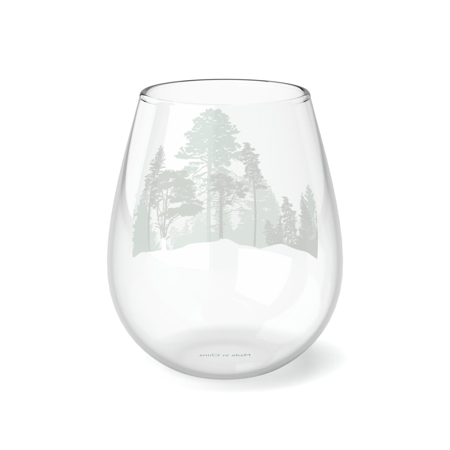 Forest Shadow Stemless Wine Glass, 11.75oz