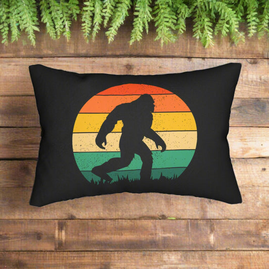 Bigfoot Mountain Horizon Spun Polyester Lumbar Pillow