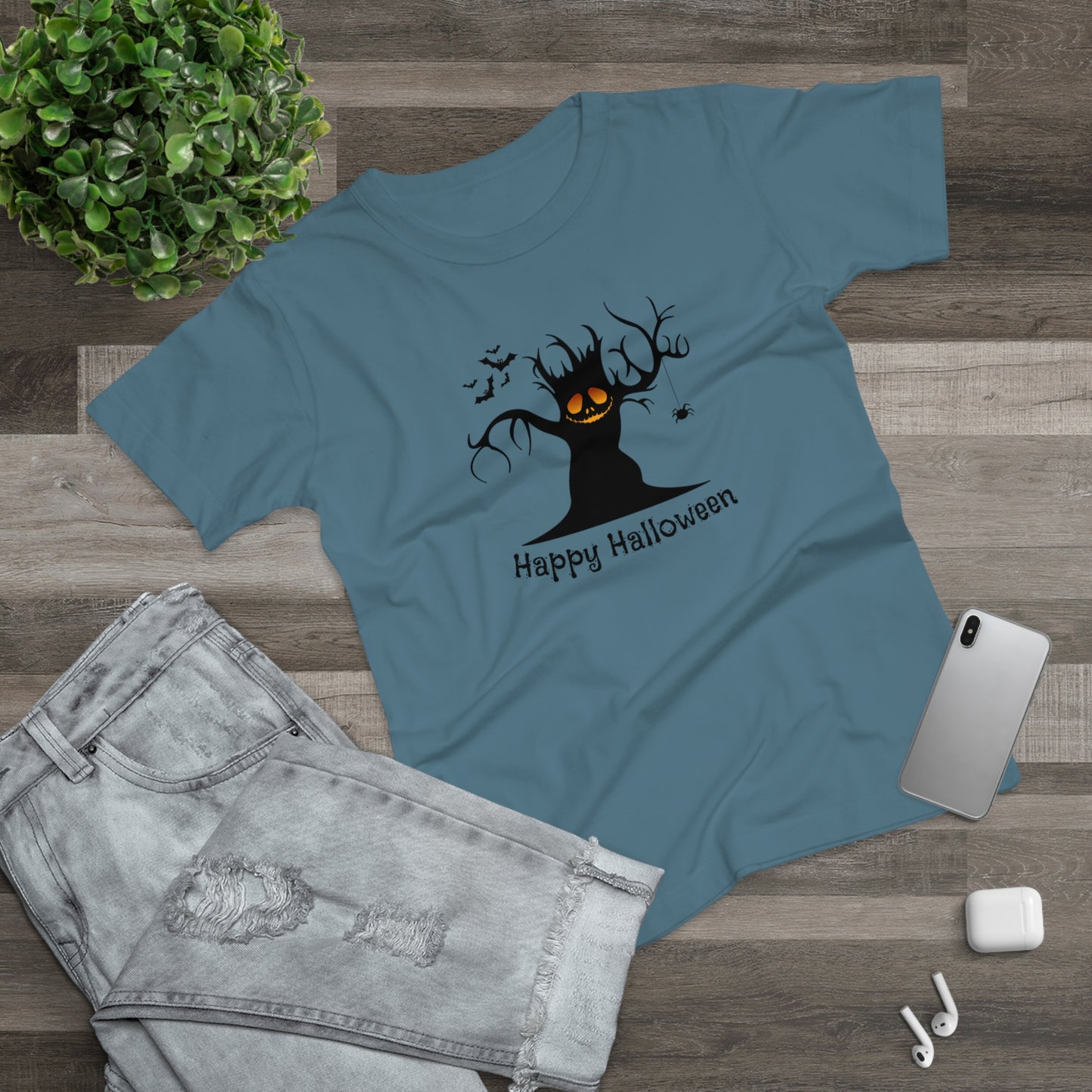 Happy Halloween Spooky Tree  - Women’s Tee