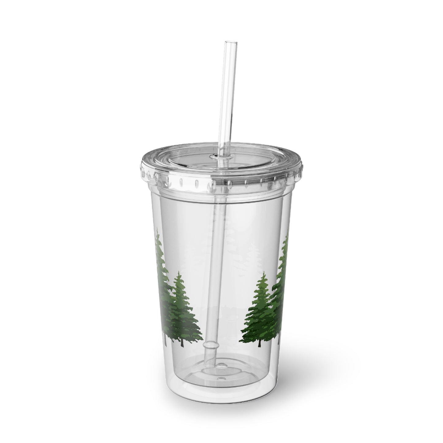 Green Pines Acrylic Cup