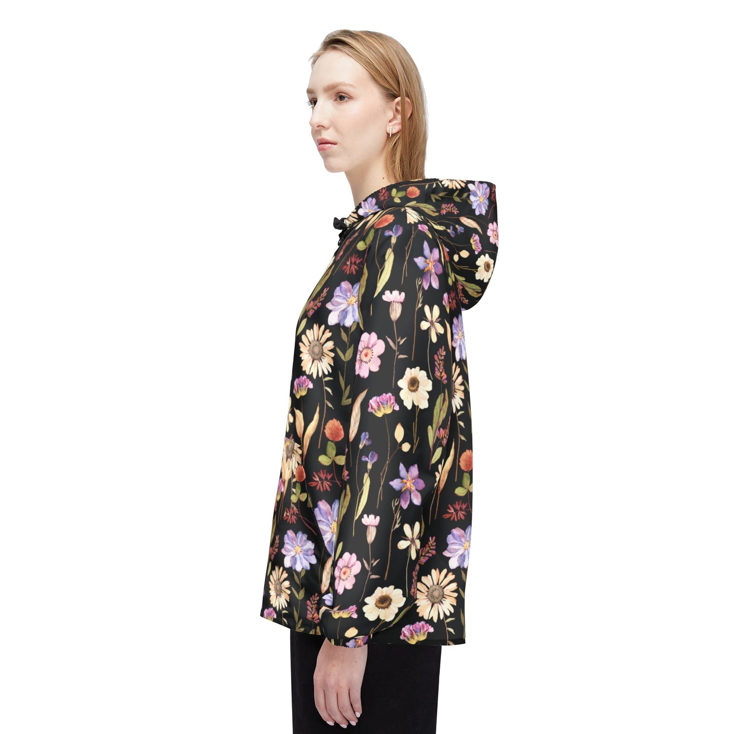 Flower Burst Windbreaker Jacket