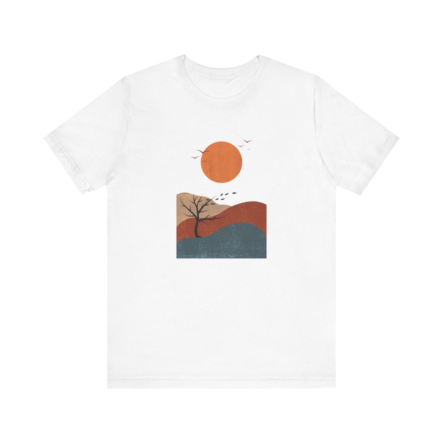 Orange Sunset Jersey Short Sleeve Tee