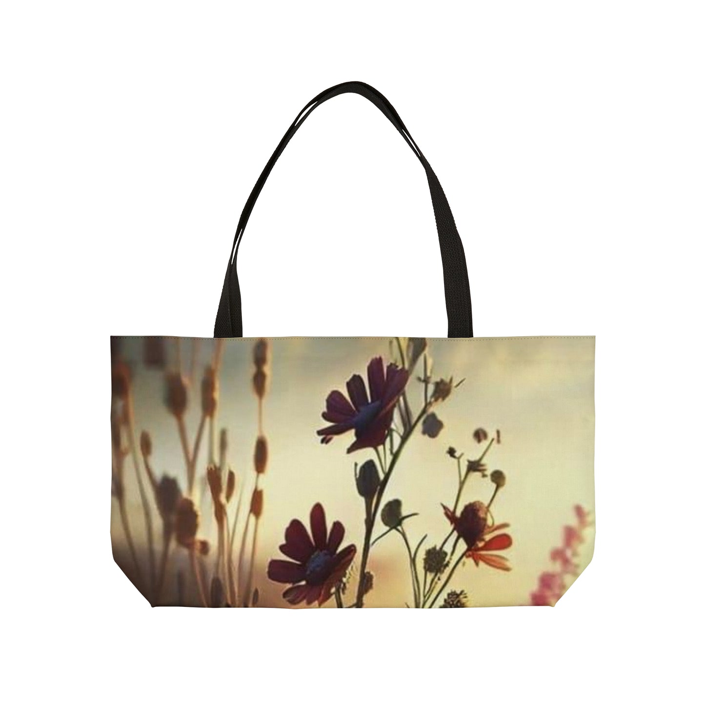 Morning Flowers Weekender Tote Bag