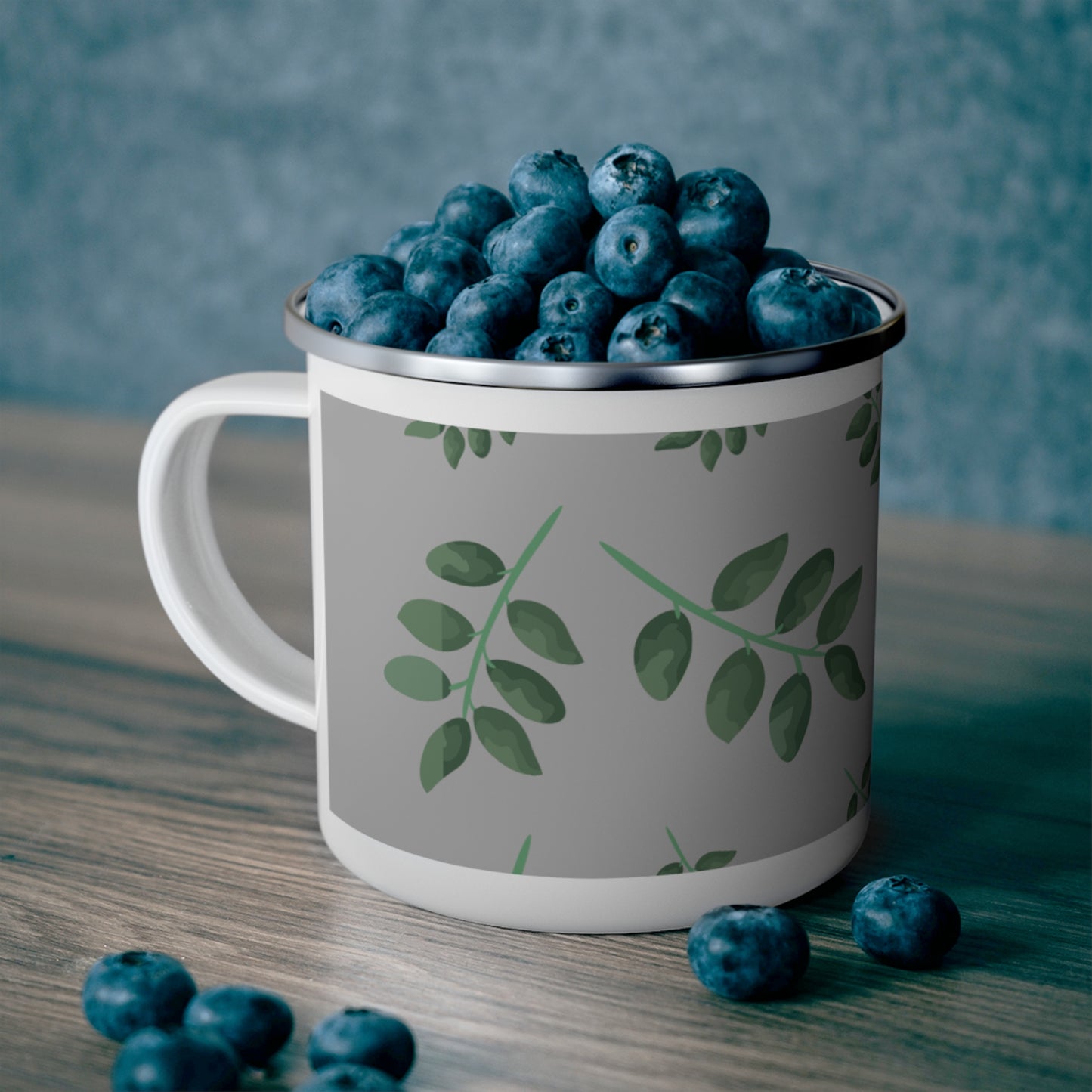 Fern Enamel Camping Mug