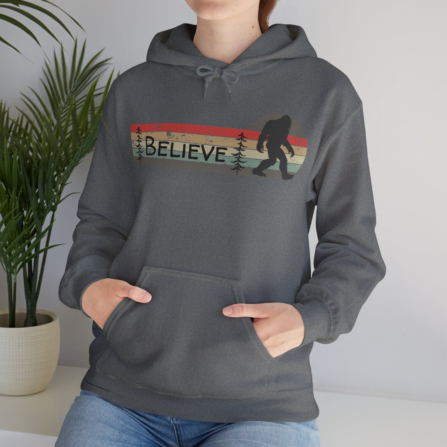 Bigfoot Believe Hooded Sweatshirt