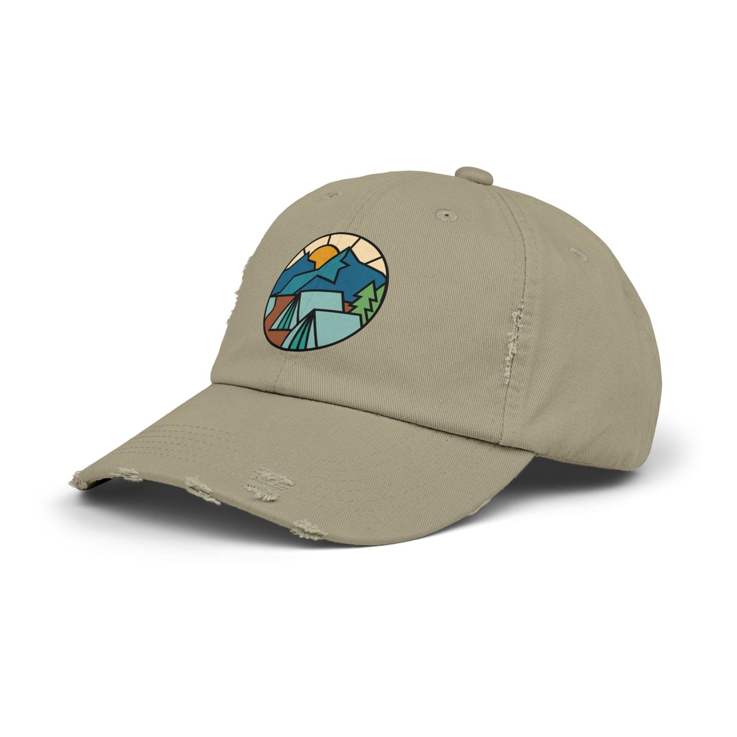 Let's Camp - Distressed Cap