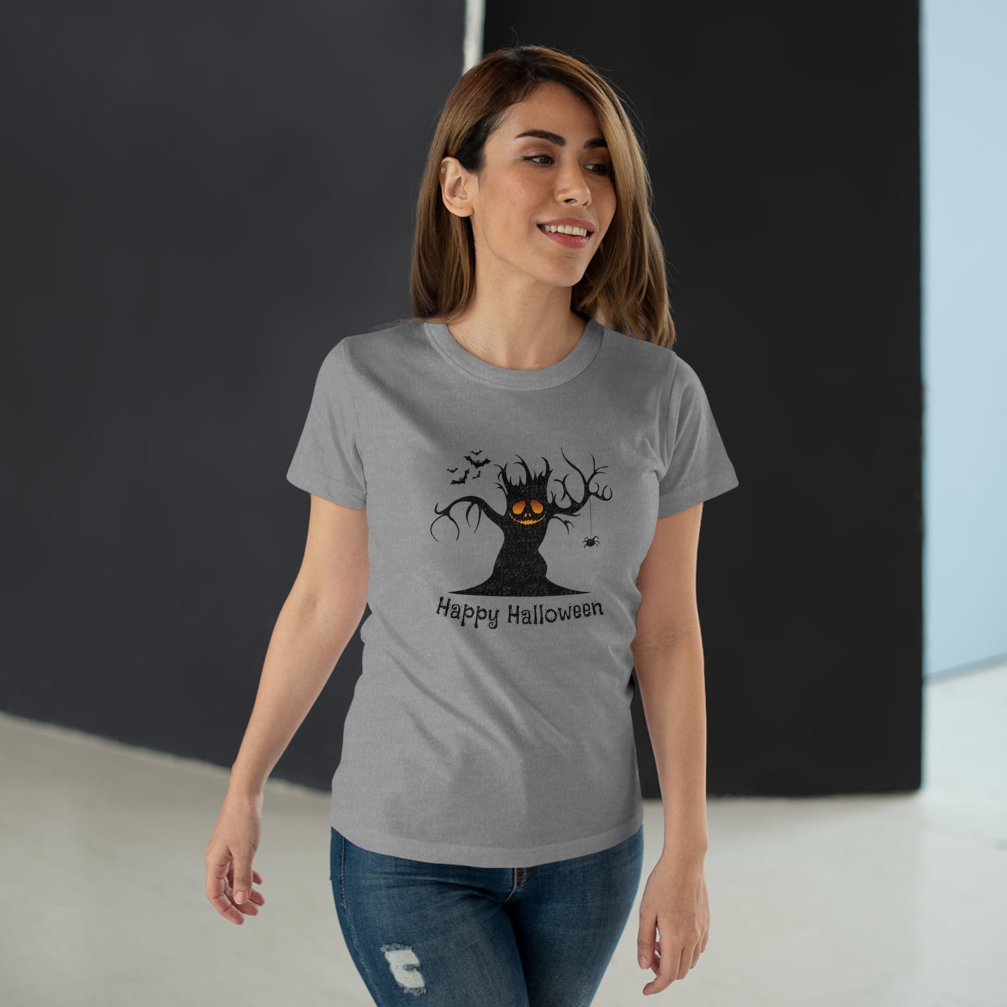 Happy Halloween Spooky Tree  - Women’s Tee