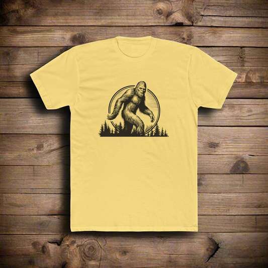 Bigfoot Rises Men's Cotton Crew Tee