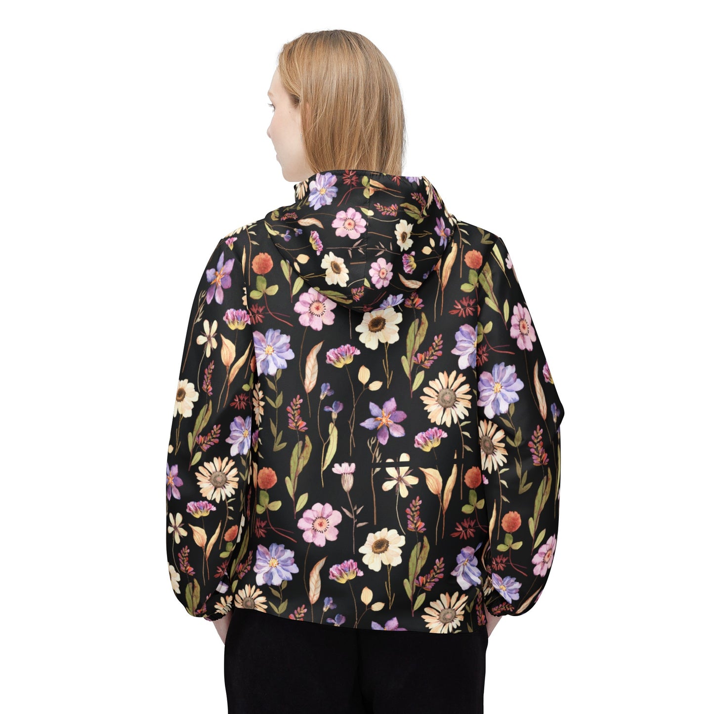 Flower Burst Windbreaker Jacket