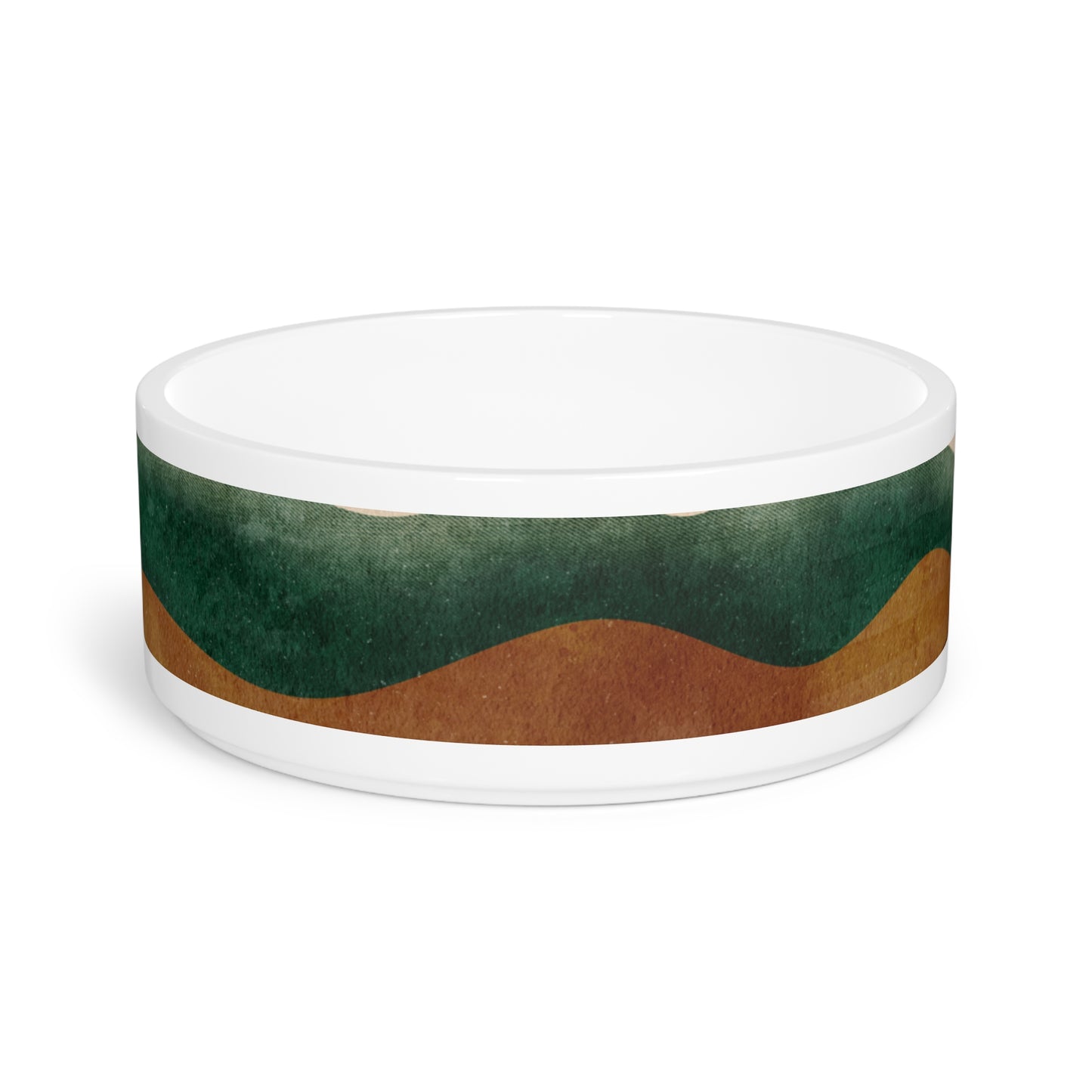 Autumn Waves Pet Bowl