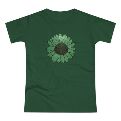 Green Flower Women's T-shirt