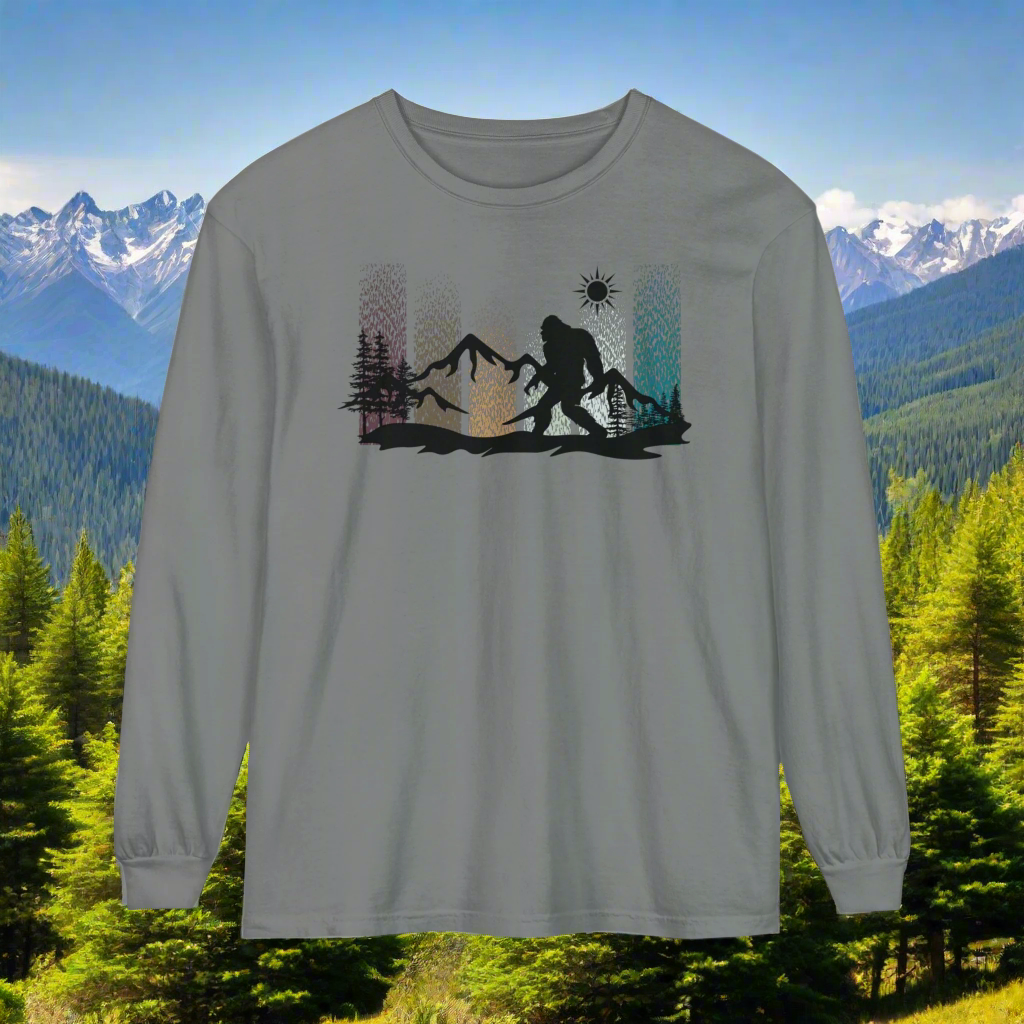 Bigfoot In the Woods - Long Sleeve Shirt