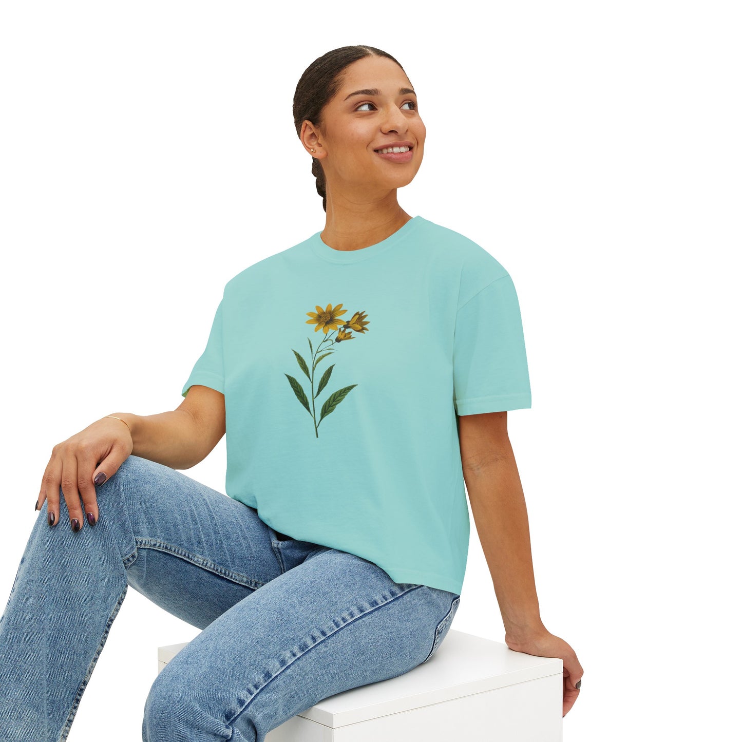 Pretty Flower Women's Boxy Tee