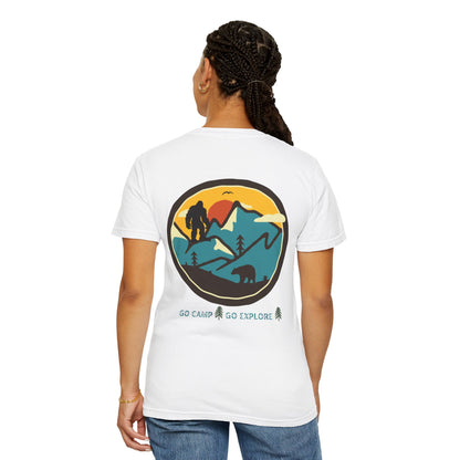 Bigfoot In the Mountains Unisex T-shirt