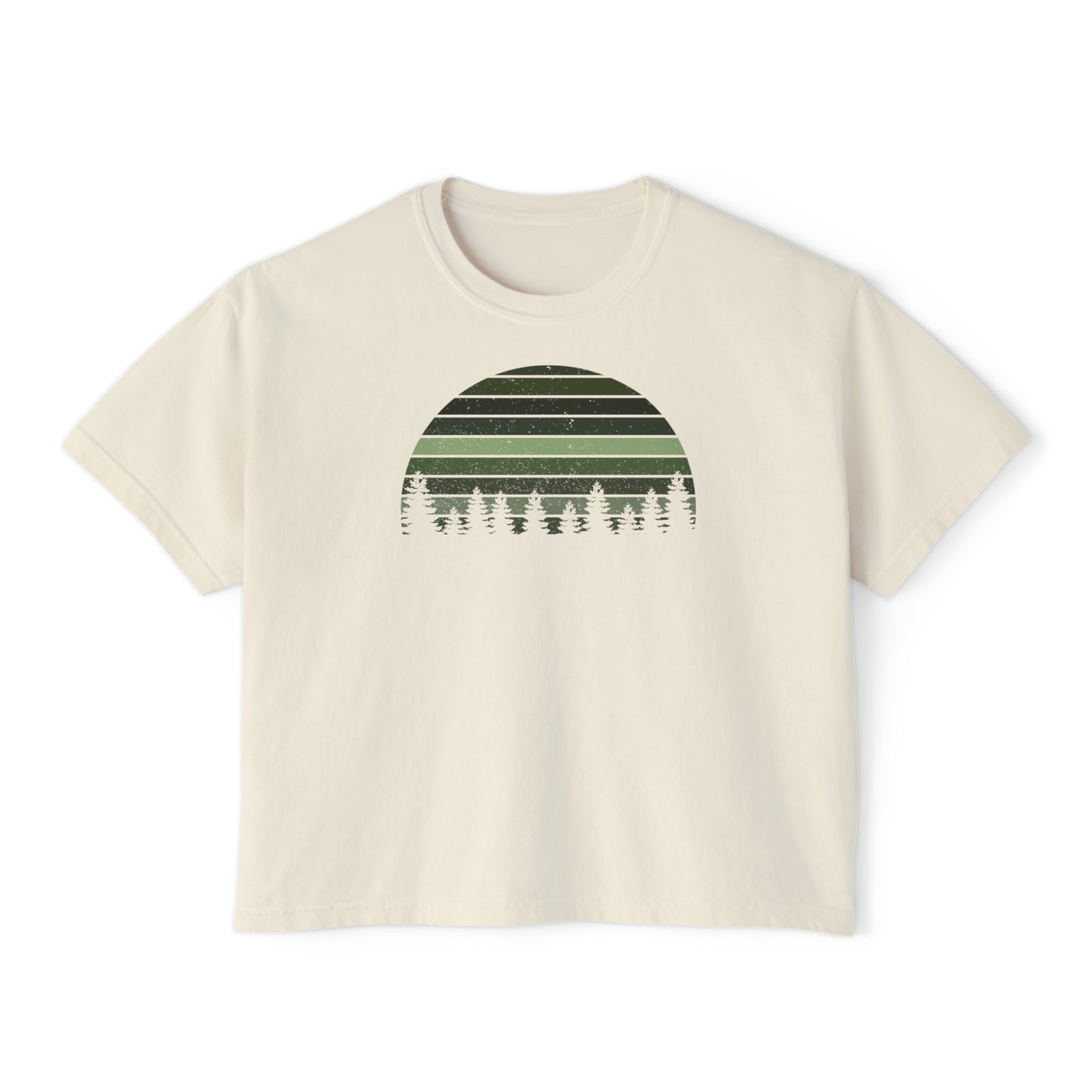 Green Pines Women's Boxy Tee