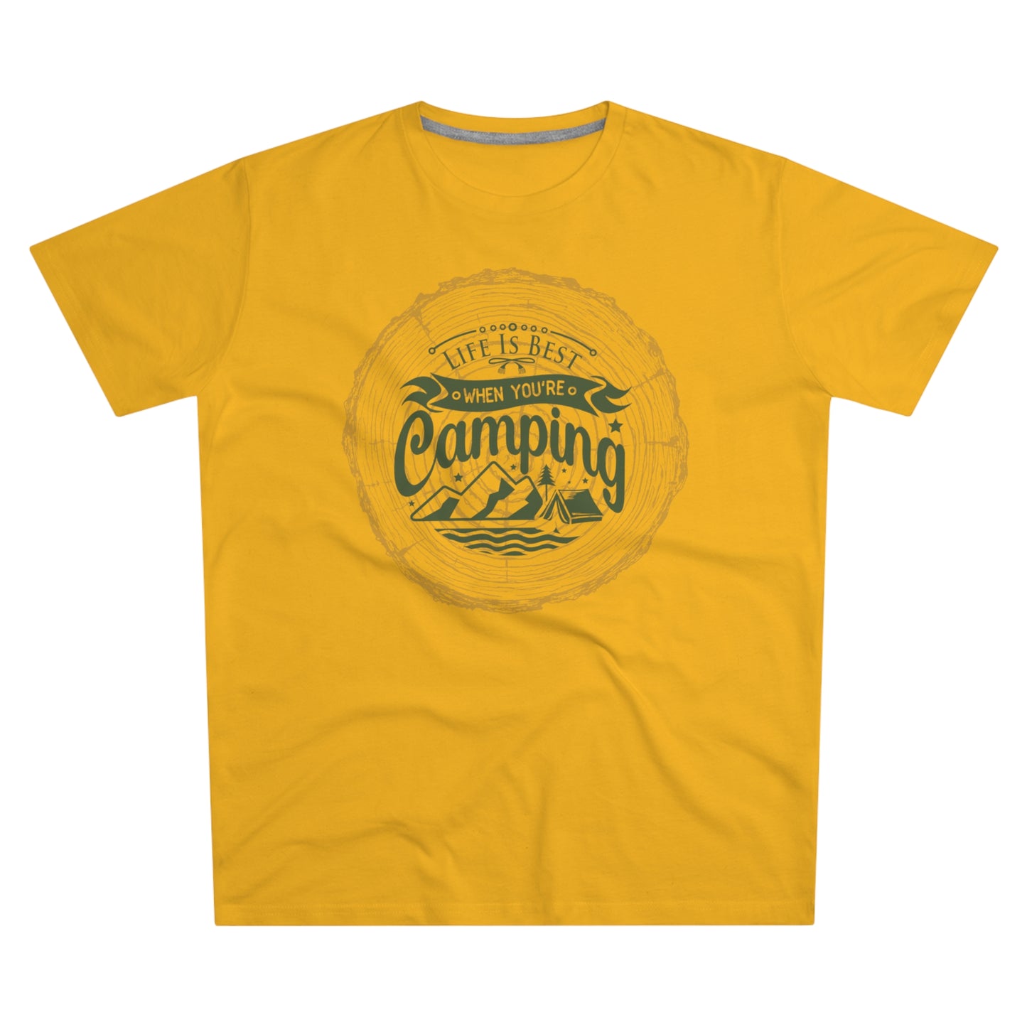 Life Is Best When Your Camping - Men's T Shirt