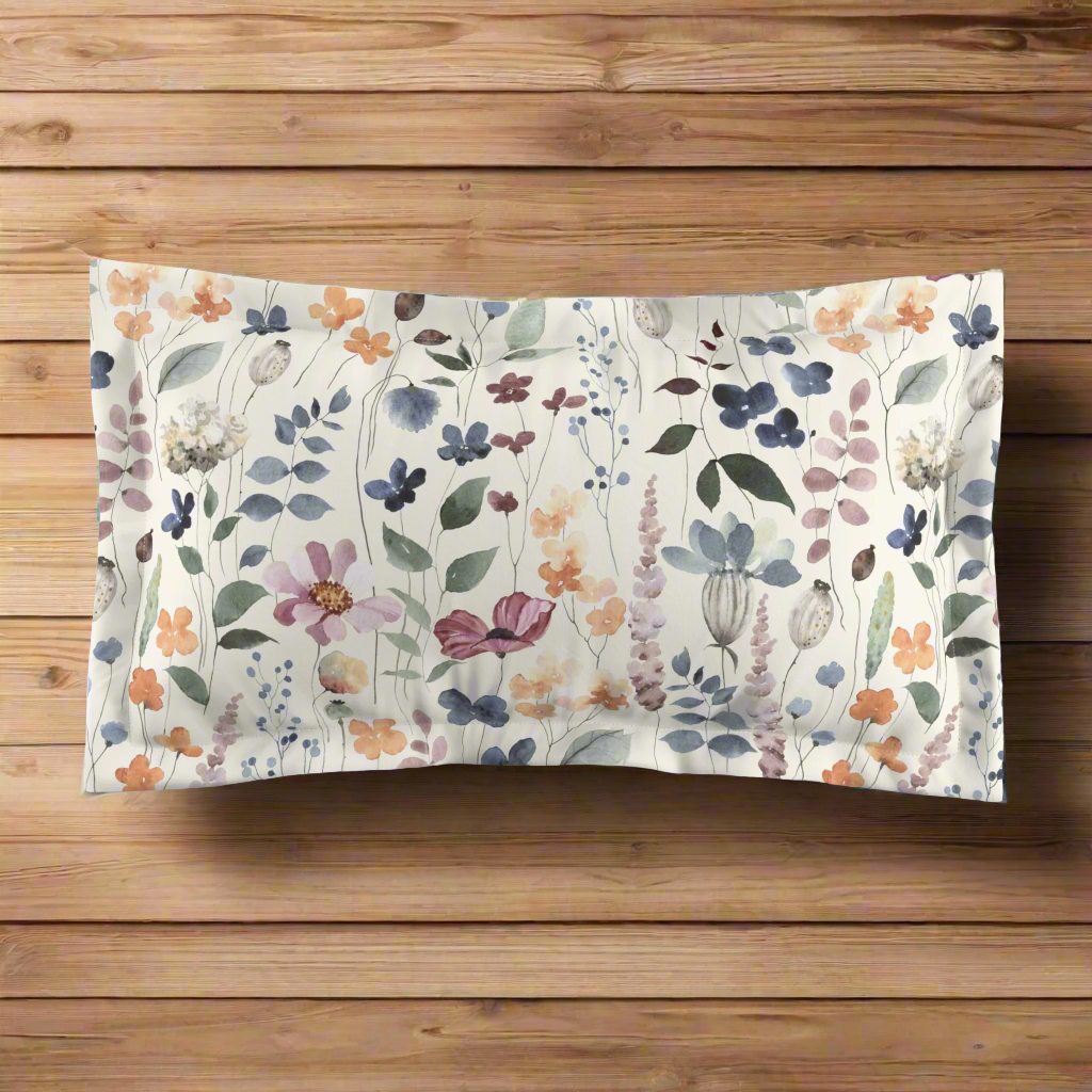 Love the Flowers Microfiber Pillow Sham