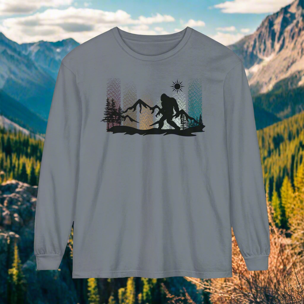 Bigfoot In the Woods - Long Sleeve Shirt