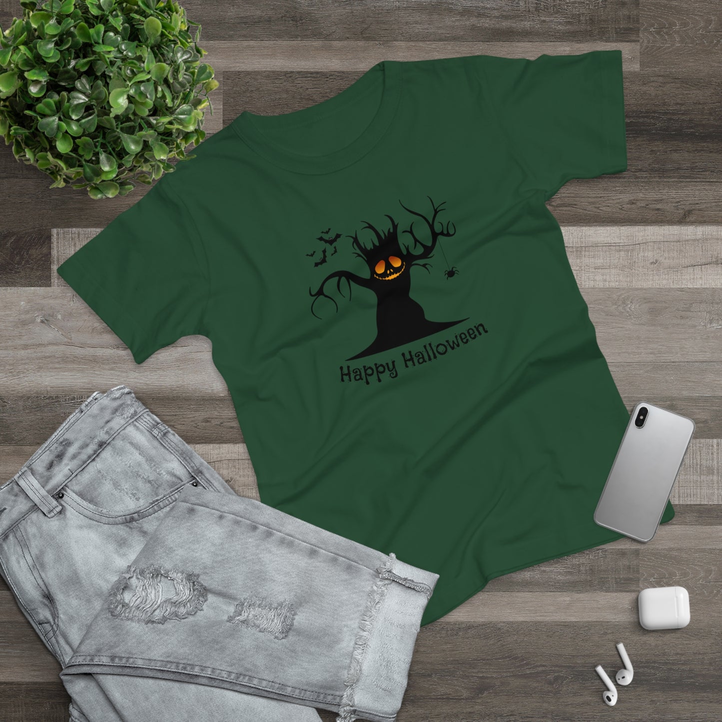 Happy Halloween Spooky Tree  - Women’s Tee