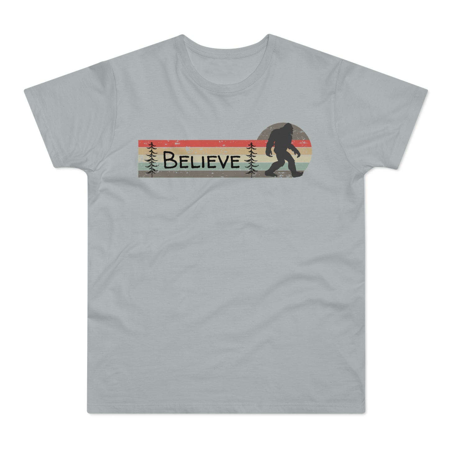 Bigfoot Believe Mountain Pine - Men's T-shirt