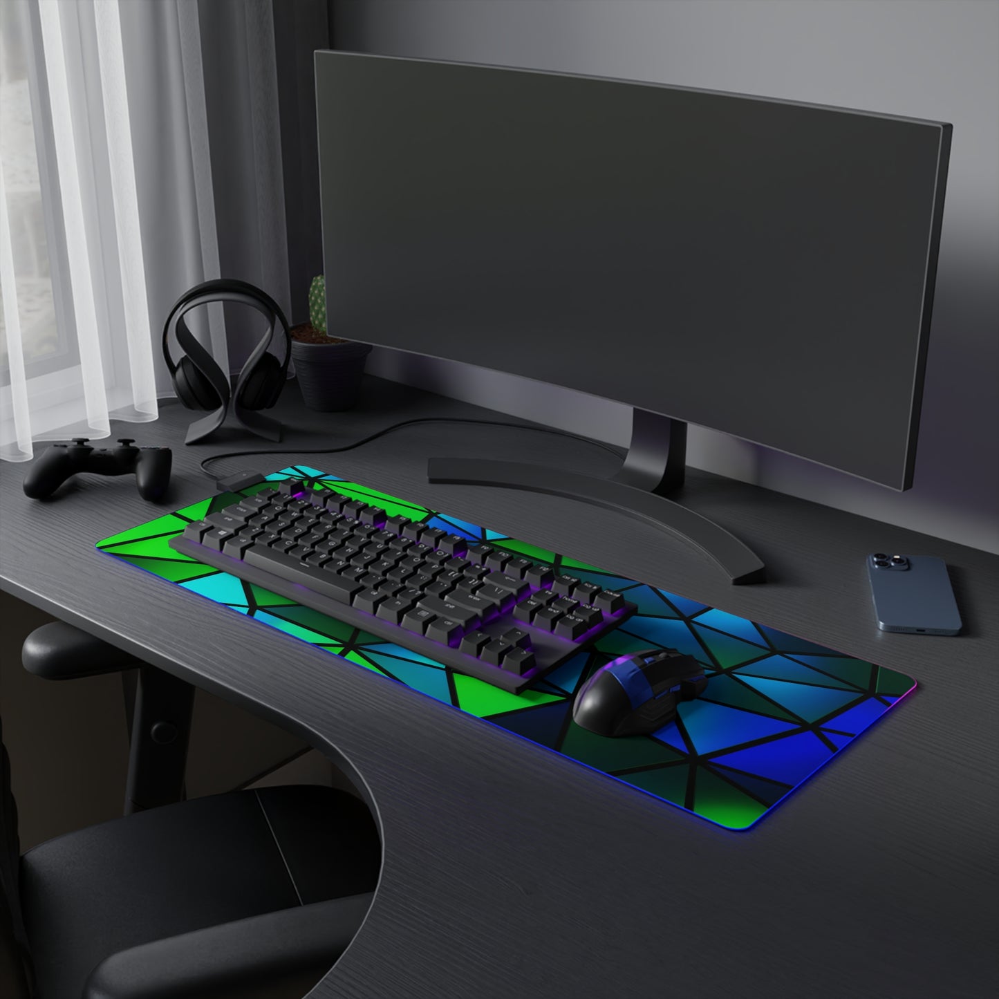 Mosaic LED Gaming Mouse Pad