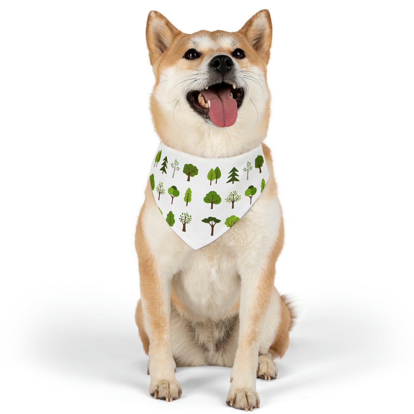 Trees Pet Bandana Collar