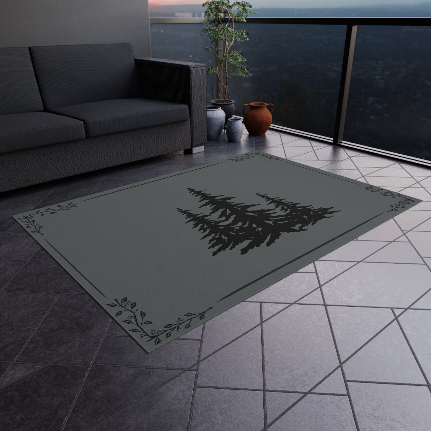 Mountain Pines Outdoor Rug