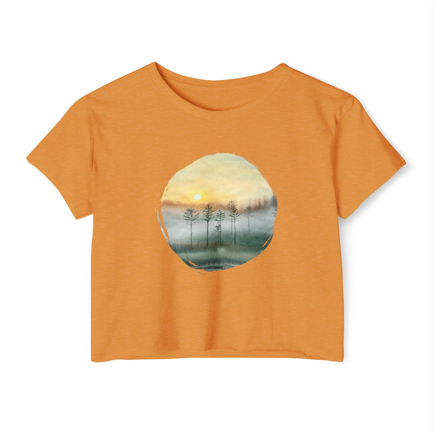 Cloudy Trees Women’s Crop Top