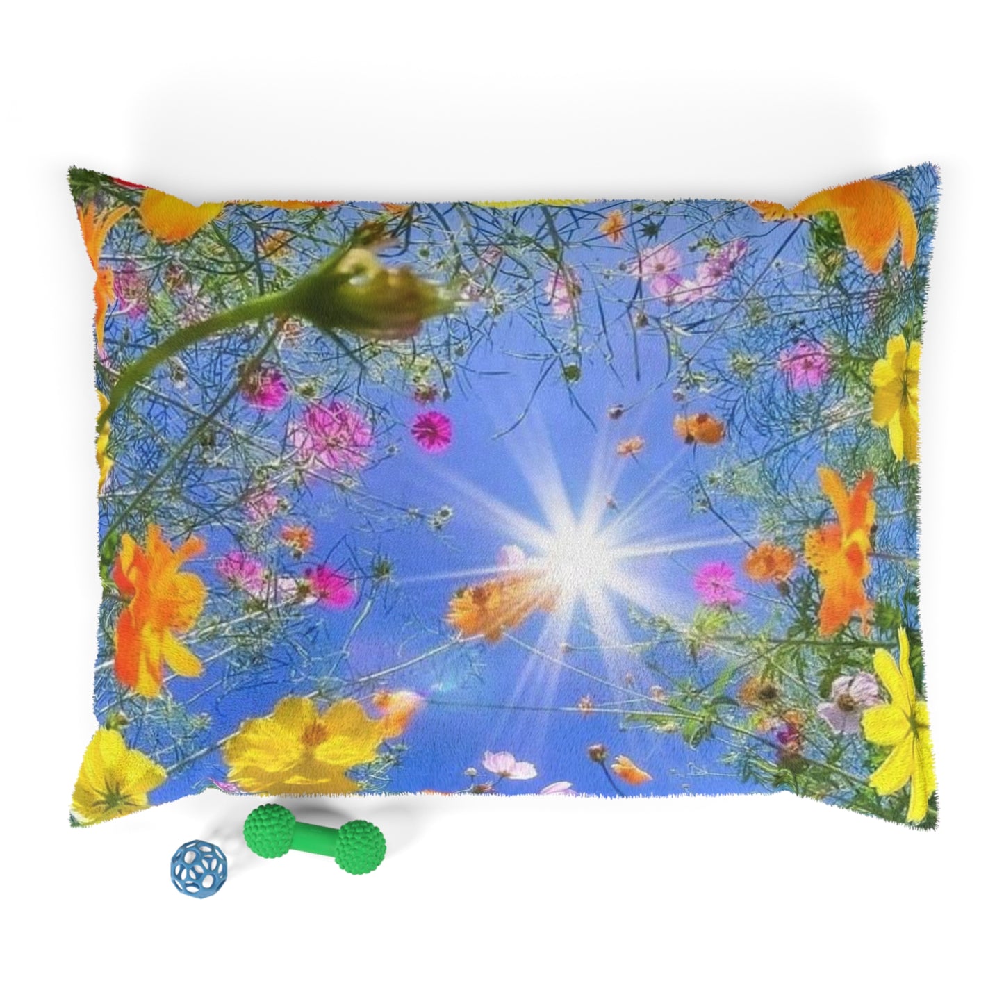 Sunshine Flowers Pet Bed