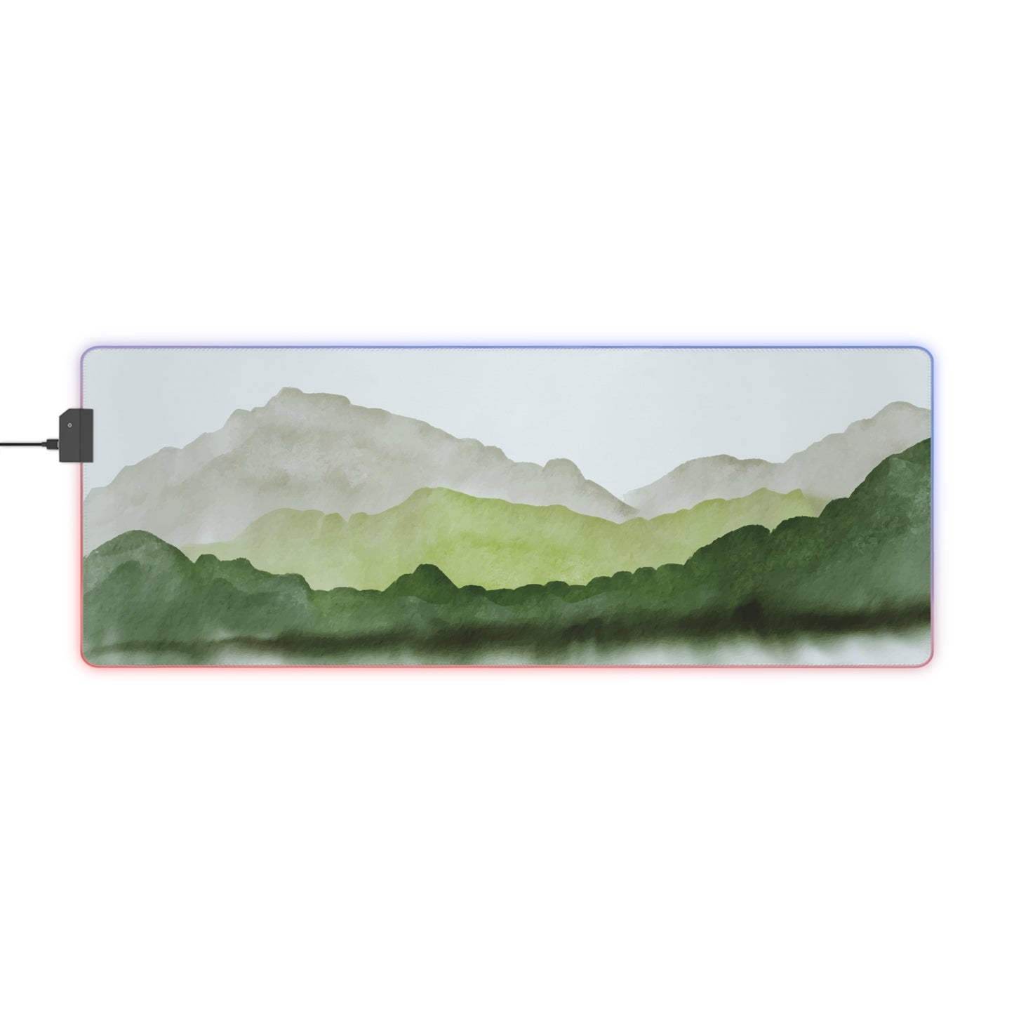 Hazy Mountain LED Gaming Mouse Pad