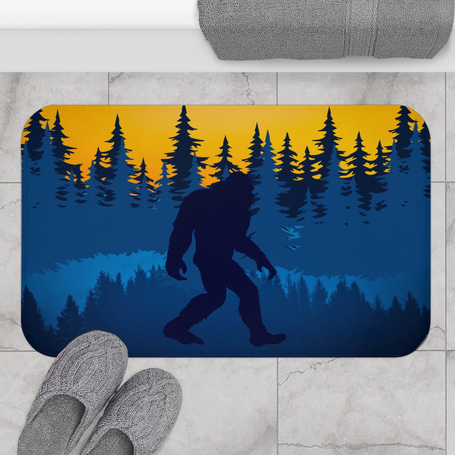 Big Foot Blue Horizon - Bath Mat