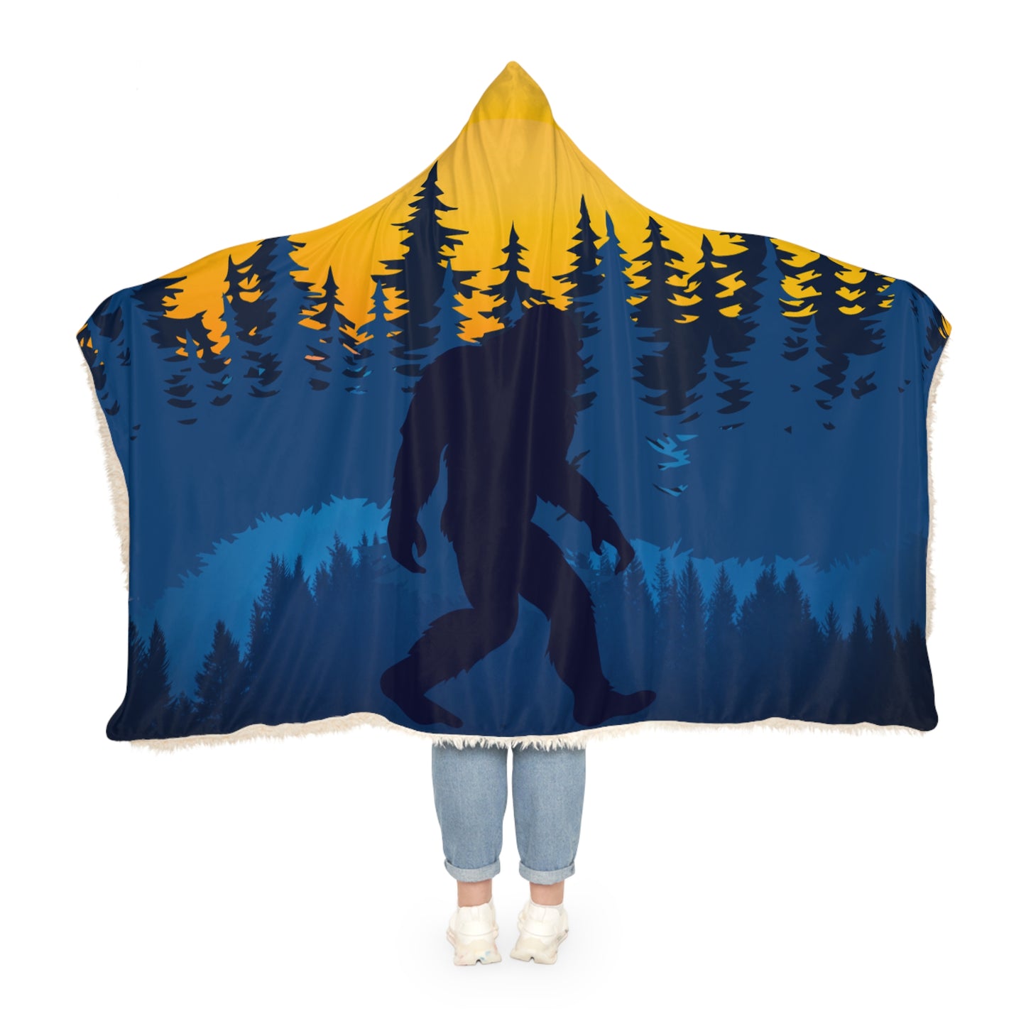 Bigfoot Blue Horizon Snuggle Blanket