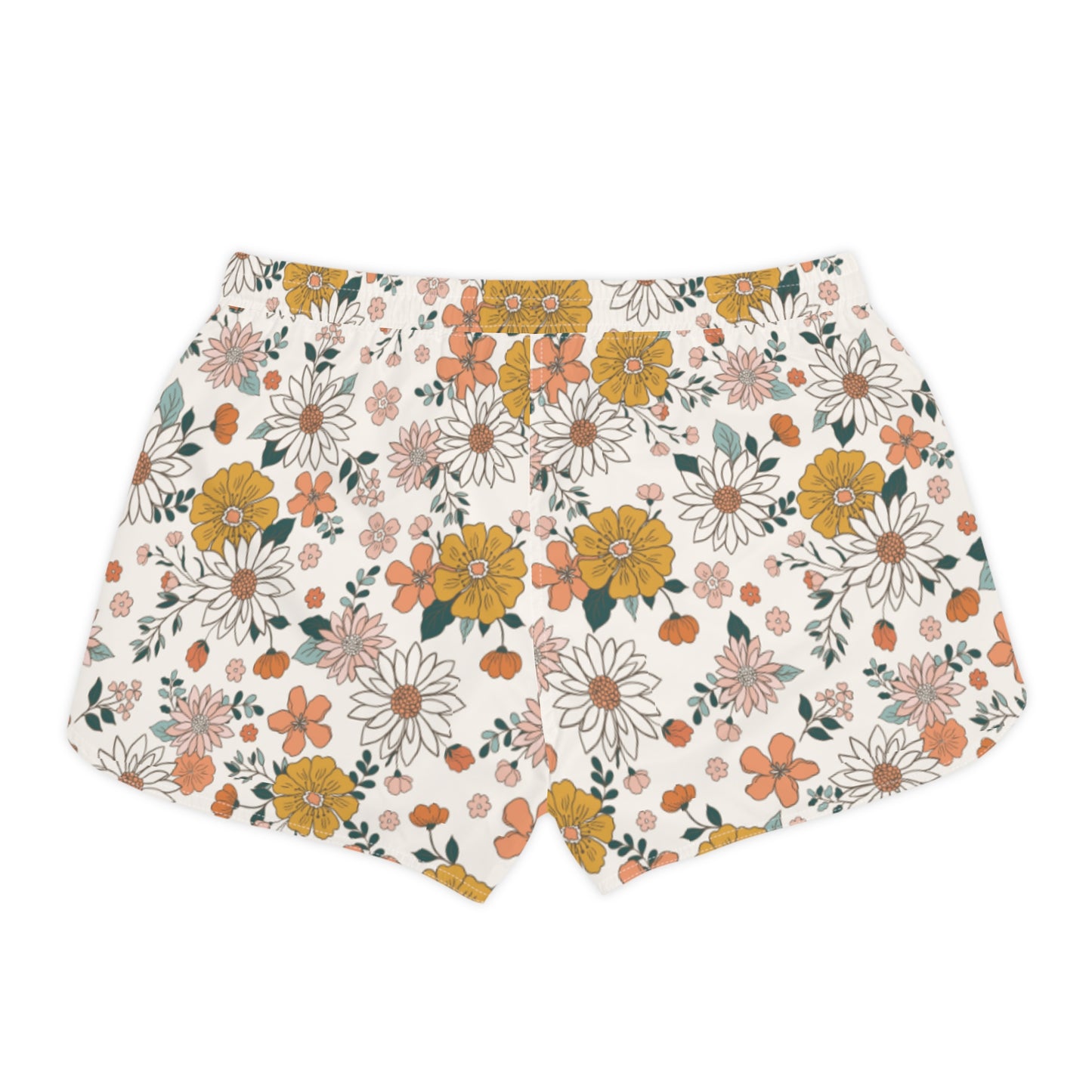 Retro Flowers Women's Casual Shorts