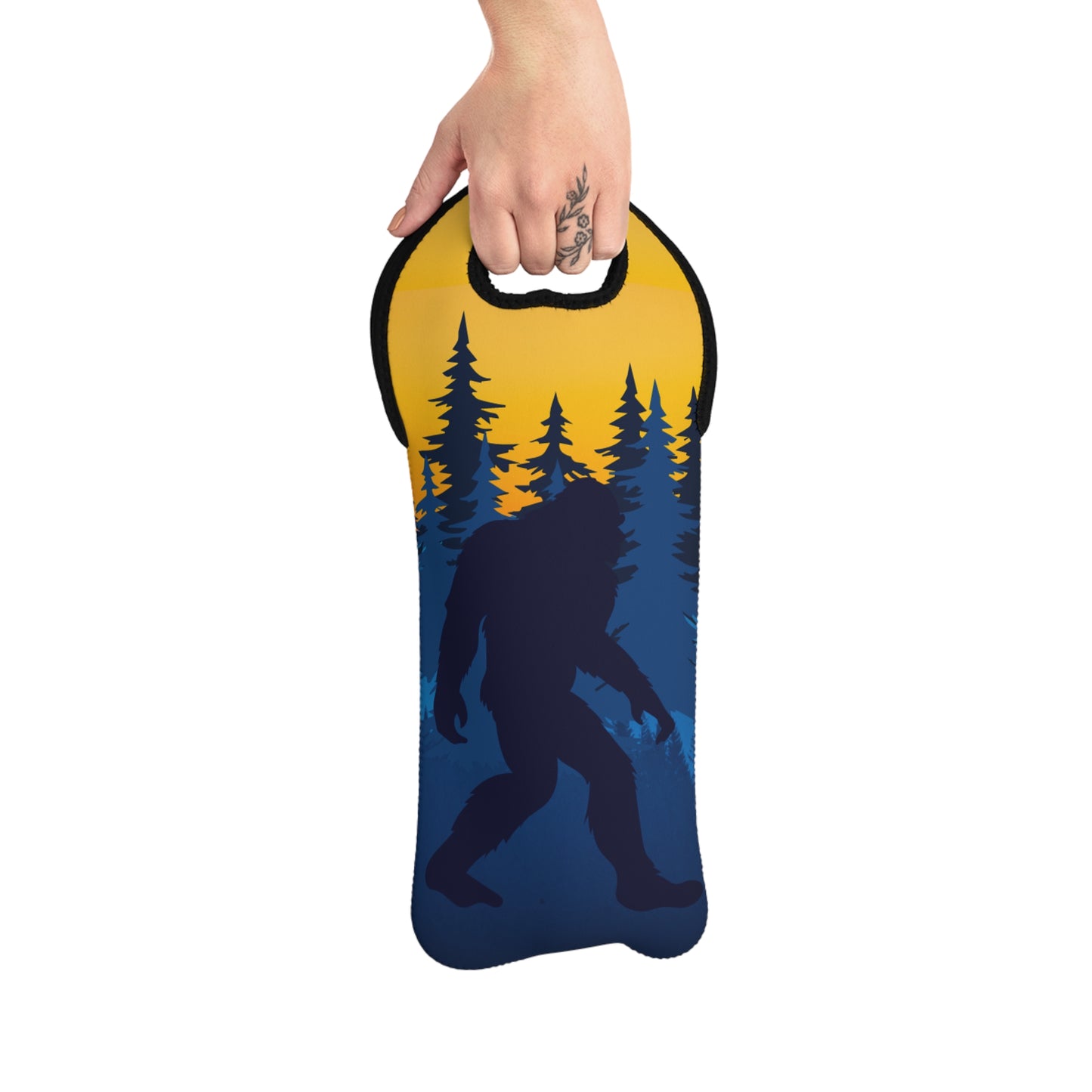 Bigfoot Blue Horizon - Wine Tote Bag