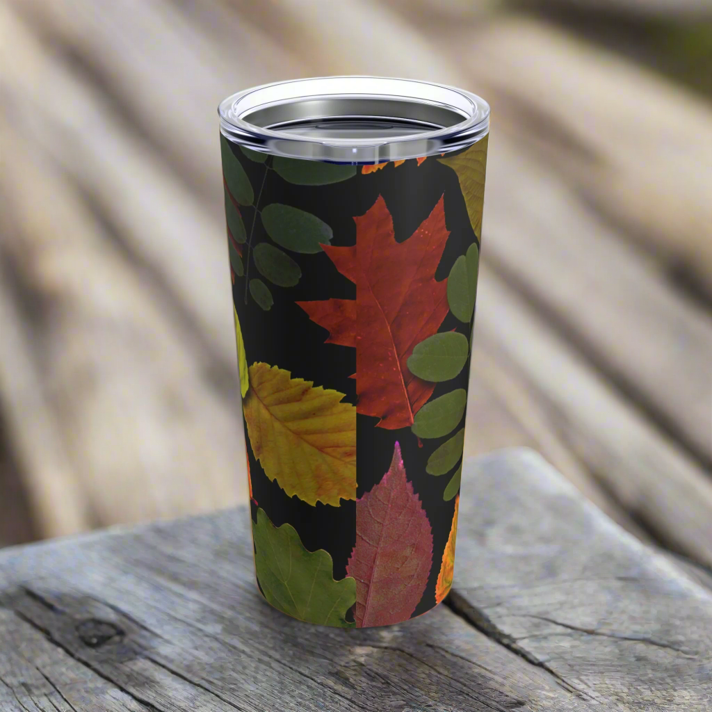 Colorful Fall Leaves Tumbler 20oz