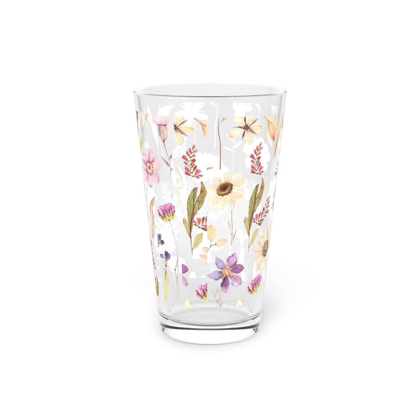 Pretty Flower Day Pint Glass, 16oz