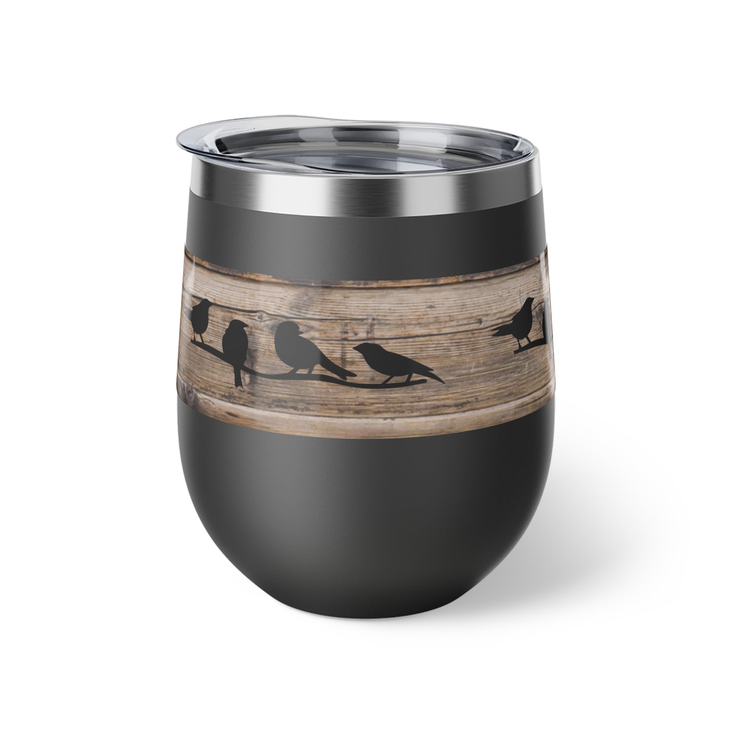 Birds on a Branch Copper Vacuum Insulated Cup, 12oz